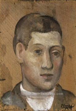 Portrait d un jeune homme 1915 Pablo Picasso Peinture à l'huile